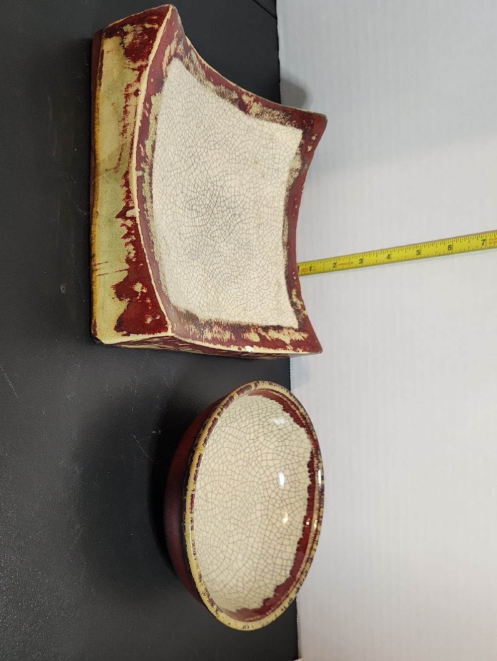 Bowl & candle holder crackle collection from Pier One